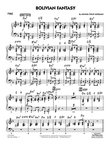 Bolivian Fantasy - Piano