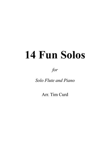 14 Fun Solos for Flute and Piano