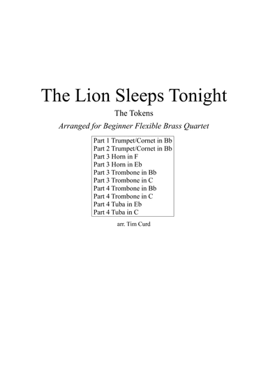 The Lion Sleeps Tonight