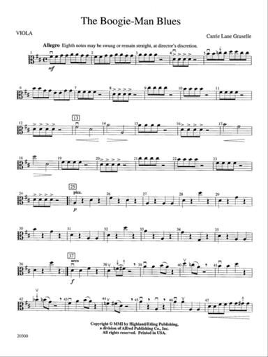 The Boogie-Man Blues: Viola