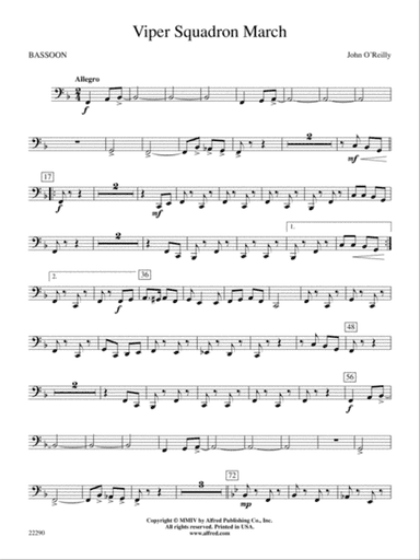 Viper Squadron March: Bassoon