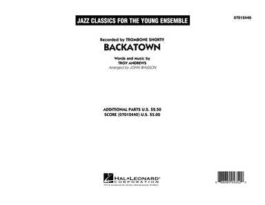 Backatown - Conductor Score (Full Score)