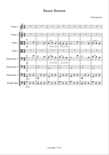 Sweet Sorrow - String Ensemble