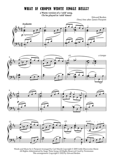 What if Chopin Wrote Jingle Bells