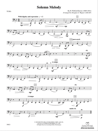 Solemn Melody: Tuba