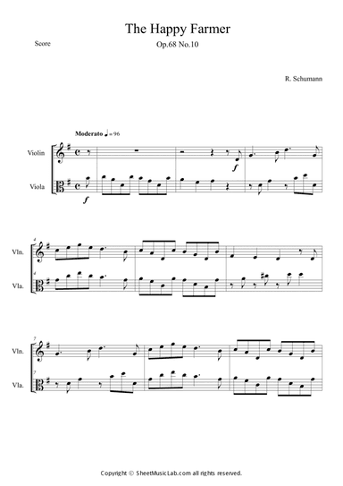The Happy Farmer Op.68 No.10 (in G)