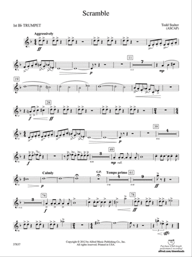 Scramble: 1st B-flat Trumpet