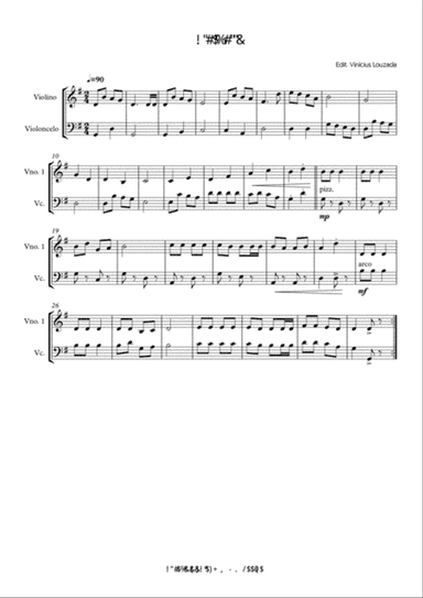 Jingle Bells - Violin and cello