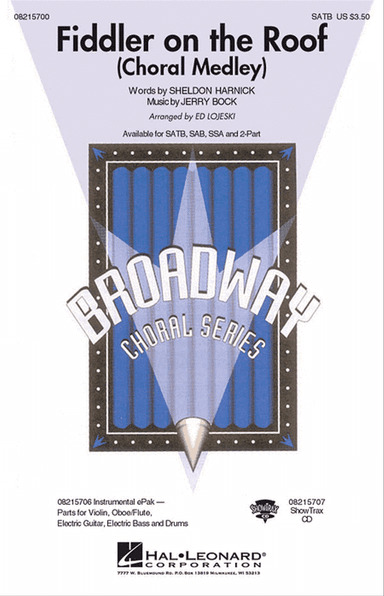 Fiddler on the Roof (Choral Medley) - ShowTrax CD