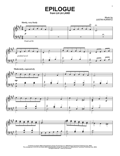 Epilogue (from La La Land)