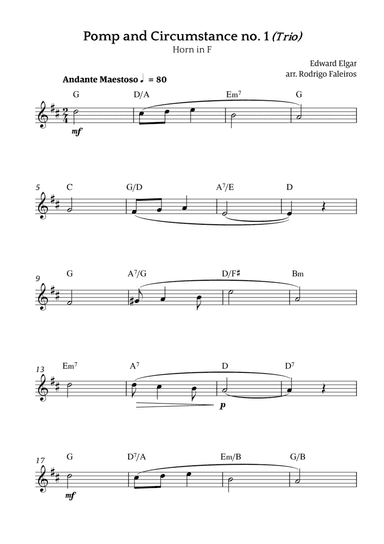 Pomp and Circumstance no. 1 (Trio)