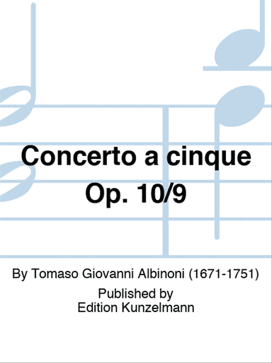 Concerto a cinque Op. 10/9