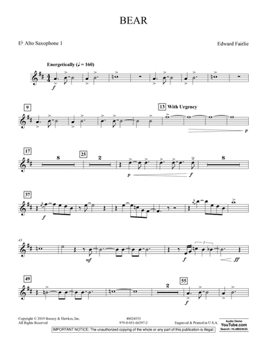 Bear - Eb Alto Saxophone 1