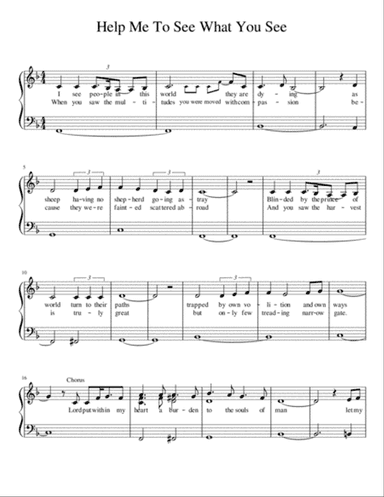 Help Me to See what You See