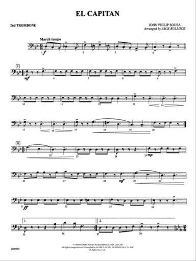 El Capitan: 2nd Trombone