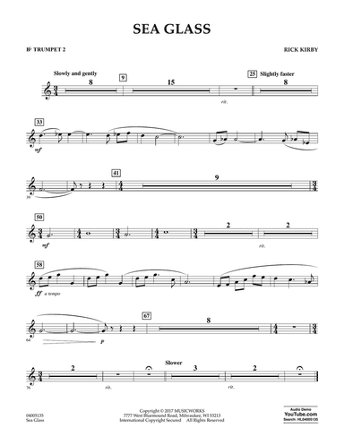 Sea Glass - Bb Trumpet 2