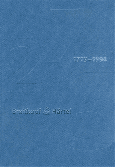 Breitkopf & Haertel 1719-1994