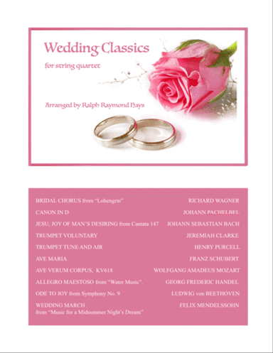 Wedding Classics for String Quartet