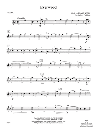 Everwood, Theme from: 1st Violin