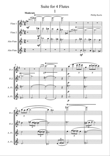 Suite for 4 Flutes