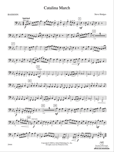 Catalina March: Bassoon