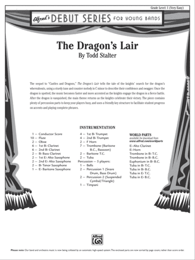 The Dragon's Lair: Score
