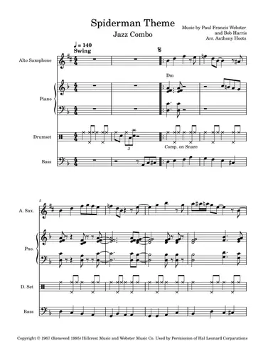 Theme From Spider Man