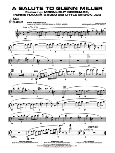 A Salute to Glenn Miller: Solo Clarinet