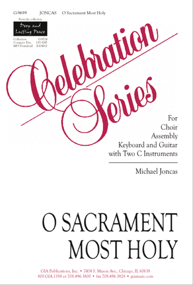 O Sacrament Most Holy