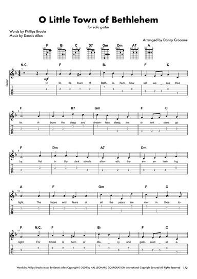 O Little Town Of Bethlehem