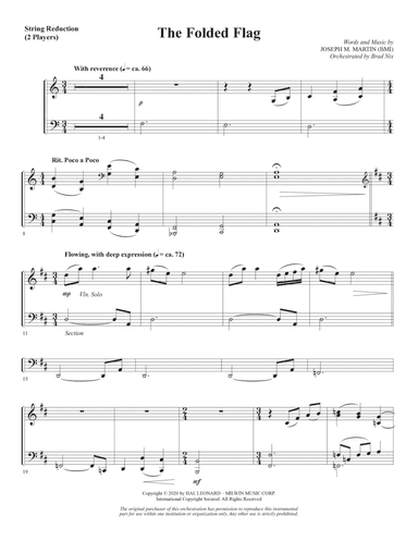 The Folded Flag - Keyboard String Reduction