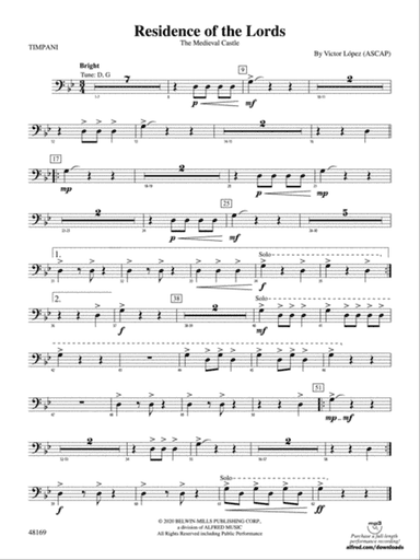 Residence of the Lords: Timpani