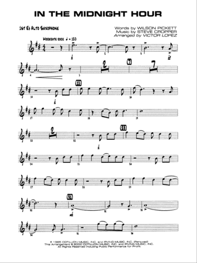 In the Midnight Hour: E-flat Alto Saxophone