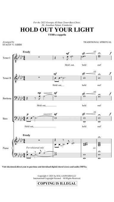 Hold Out Your Light (arr. Stacey V. Gibbs)