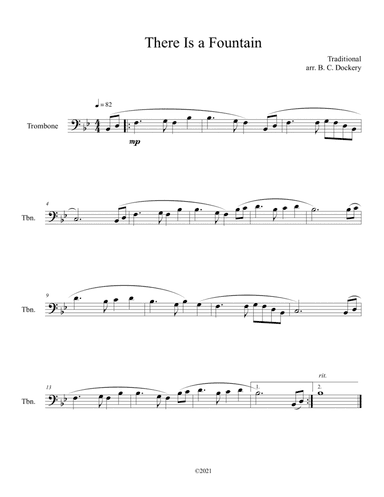 There is a Fountain (Trombone Solo)