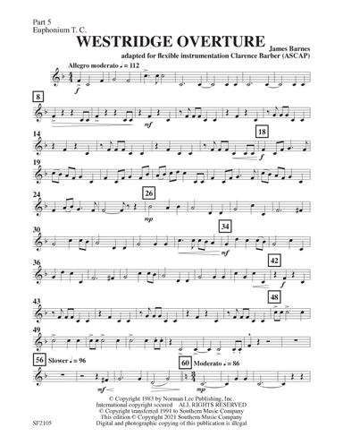 Westridge Overture - Euphonium TC 5