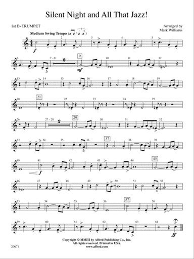Silent Night & All That Jazz!: 1st B-flat Trumpet