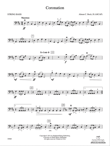 Coronation: String Bass