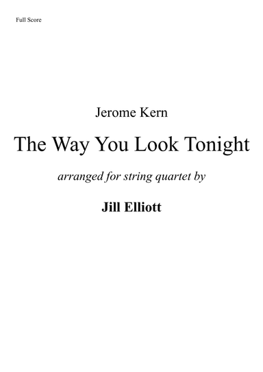 The Way You Look Tonight