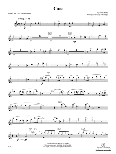 Cute: 2nd E-flat Alto Saxophone