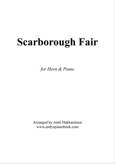 Scarborough Fair - Horn & Piano