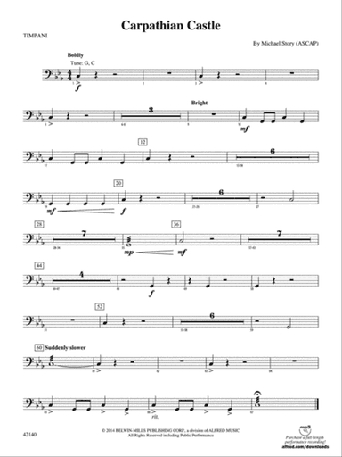 Carpathian Castle: Timpani