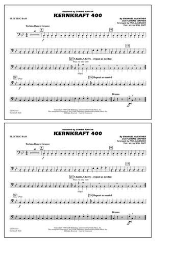 Kernkraft 400 (arr. Paul Lavender) - Electric Bass