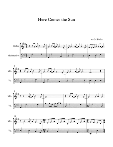 Here Comes The Sun