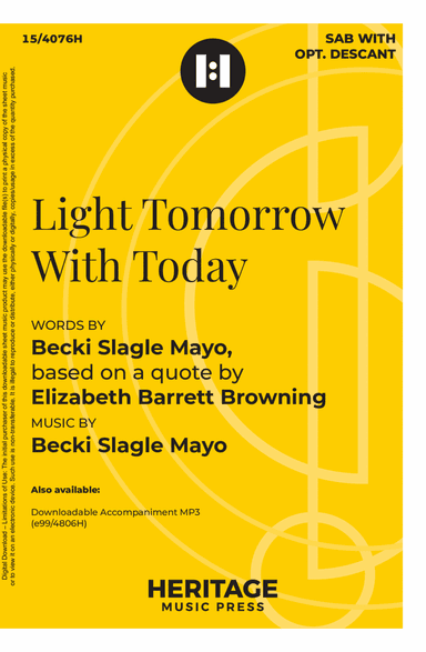 Light Tomorrow With Today