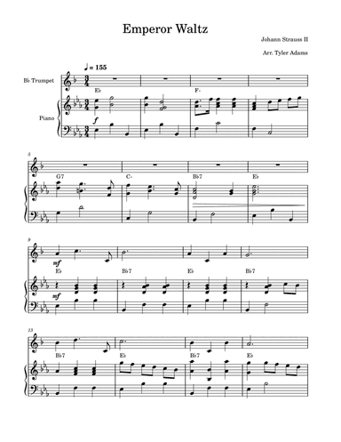 Emperor Waltz (Trumpet Solo and Piano)