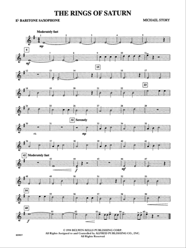 The Rings of Saturn: E-flat Baritone Saxophone