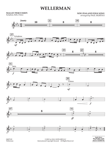 Wellerman (arr. Paul Murtha) - Mallet Percussion