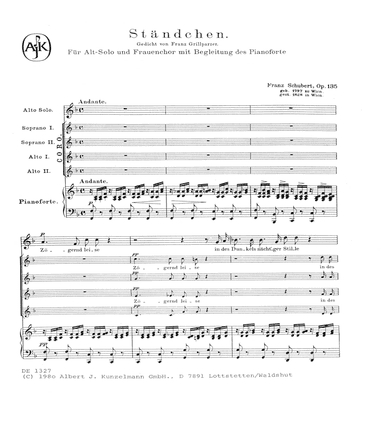 Ständchen (Serenade)