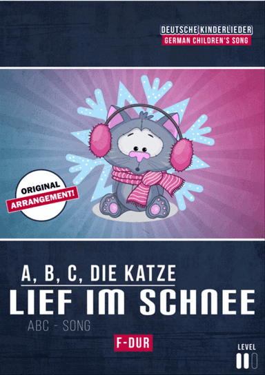 A, B, C, die Katze lief im Schnee